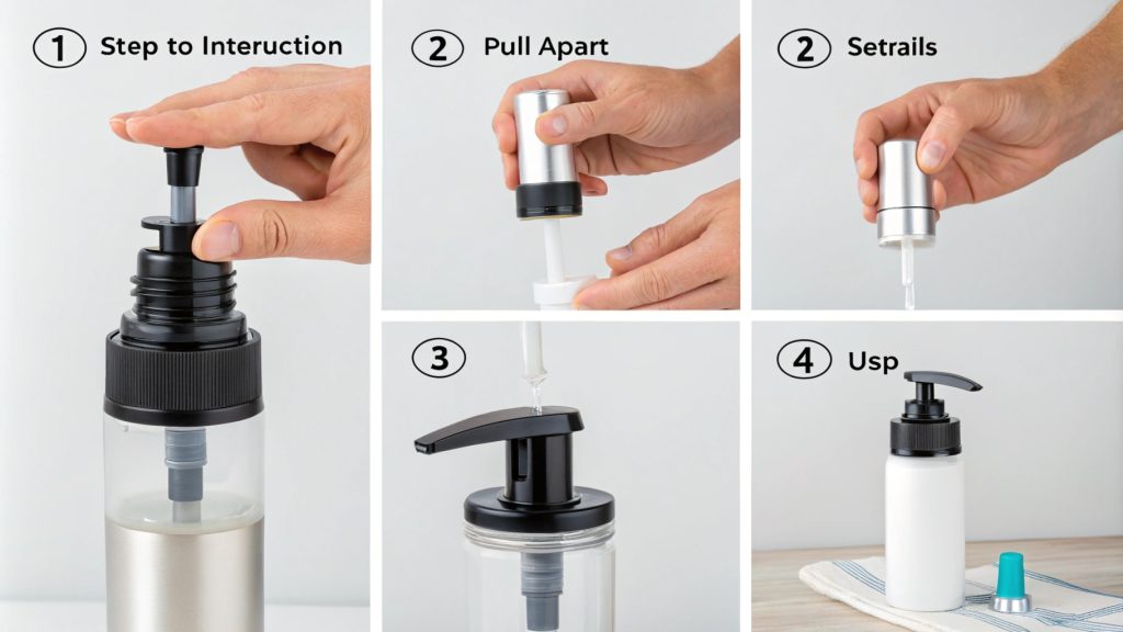 How to Open a Pump Soap Dispenser